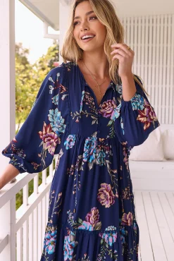 Jaase Vestido midi estampado Palace