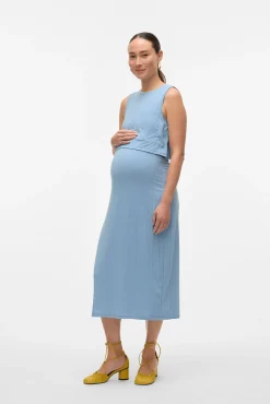 Mamalicious Vestido midi maternity