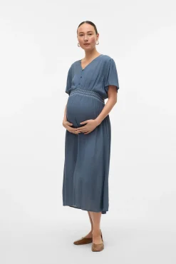 Mamalicious Vestido midi maternity y lactancia