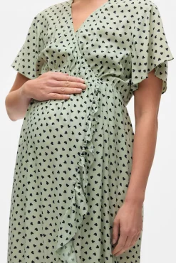 Mamalicious Vestido midi maternity y lactancia