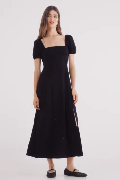 Springfield Vestido midi liso