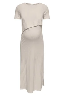 Only Maternity Vestido midi sin mangas maternity y lactancia