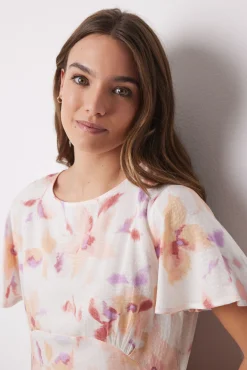 Women'secret Vestido midi viscosa print flores