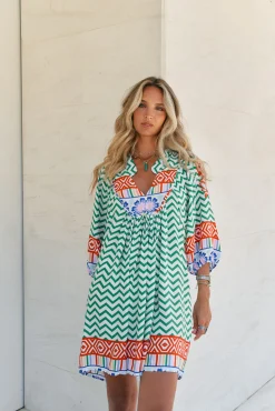 Jaase Vestido mini estampado Boheme