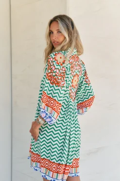 Jaase Vestido mini estampado Boheme