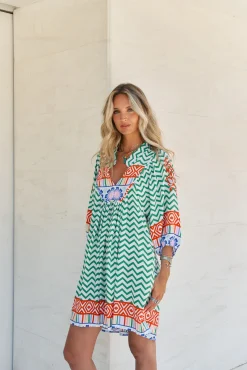 Jaase Vestido mini estampado Boheme