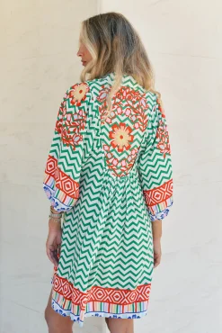 Jaase Vestido mini estampado Boheme