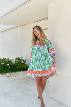 Jaase Vestido mini estampado Boheme