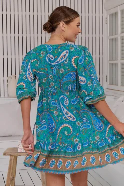 Jaase Vestido mini estampado Faith
