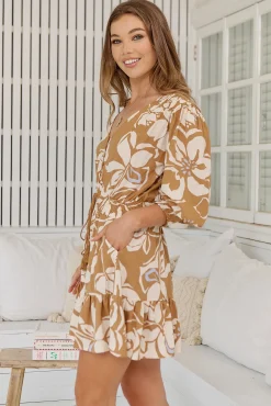Jaase Vestido mini estampado Nusa