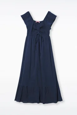 Ohma! Vestido premamá corto con smock