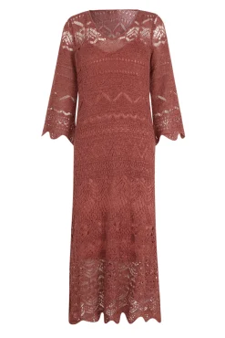 Slowlove Vestido punto calado