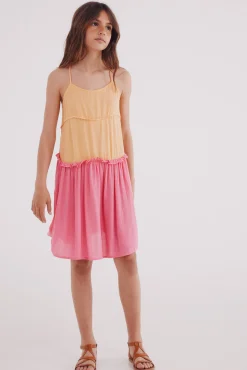Crianças Springfield Kids Vestido tirantes bicolor niña