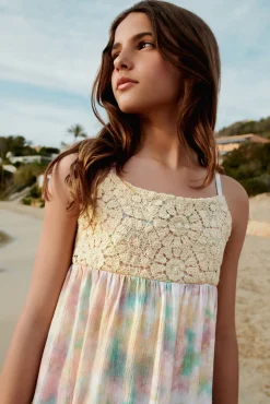 Crianças Springfield Kids Vestido tirantes crochet niña