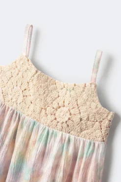 Crianças Springfield Kids Vestido tirantes crochet niña