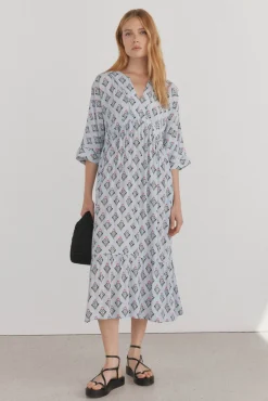 Pedro del Hierro Vestido tunica estampado