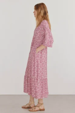 Pedro del Hierro Vestido tunica estampado