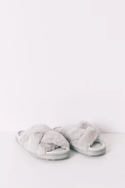 Women'secret Zapatilla abierta casa pelo