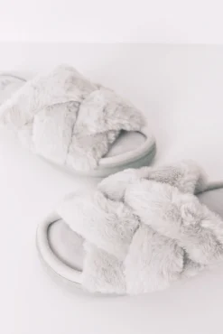 Women'secret Zapatilla abierta casa pelo
