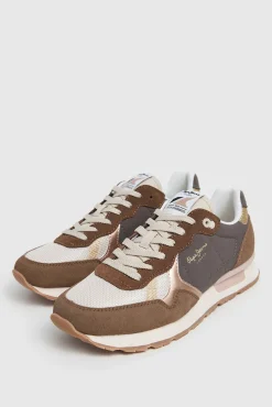 Pepe Jeans Zapatilla running retro Brit Mixt
