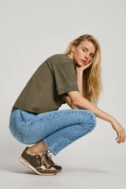 Pepe Jeans Zapatilla running retro Brit Mixt