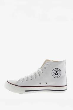 Victoria Zapatillas abotinadas de lona Tribu con puntera de goma