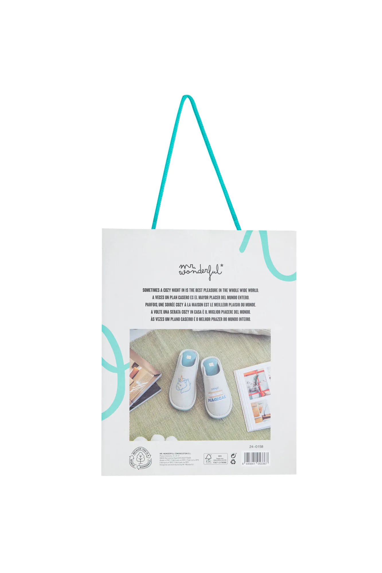 Mr. Wonderful Zapatillas casa Unicorn You are magical