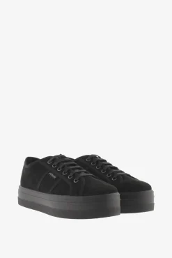 Victoria Zapatillas de antelina reciclada con plataforma