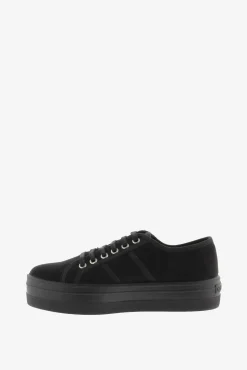 Victoria Zapatillas de antelina reciclada con plataforma