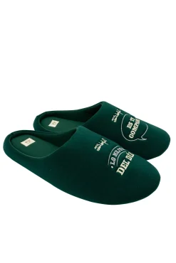 Mr. Wonderful Zapatillas de casa mensaje