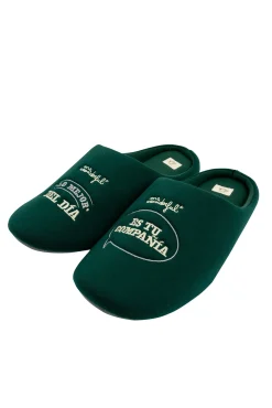 Mr. Wonderful Zapatillas de casa mensaje