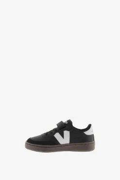 Crianças Victoria Zapatillas de efecto piel Oslo con piezas en contraste y cordón elástico