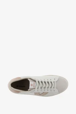 Victoria Zapatillas de piel Berlín con piezas en contraste y puntera de serraje