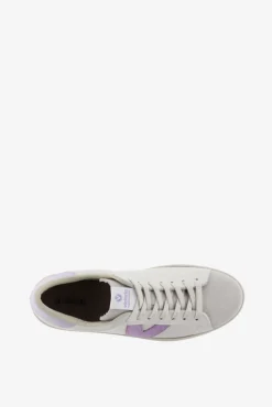 Victoria Zapatillas de piel Berlín con piezas en contraste y puntera de serraje
