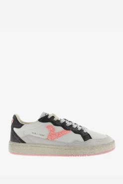 Victoria Zapatillas deportivas de mujer con piezas metalizadas y logotipo de glitter