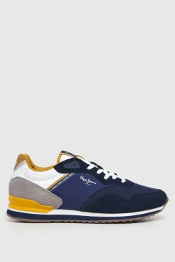 Pepe Jeans Zapatillas Running Con Detalles En Ante