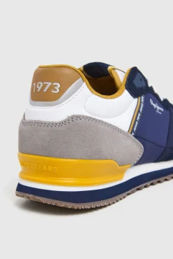 Pepe Jeans Zapatillas Running Con Detalles En Ante