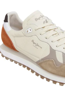 Pepe Jeans Zapatillas Running Con Detalles En Ante