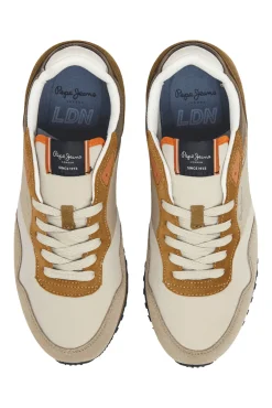 Pepe Jeans Zapatillas Running Con Detalles En Ante