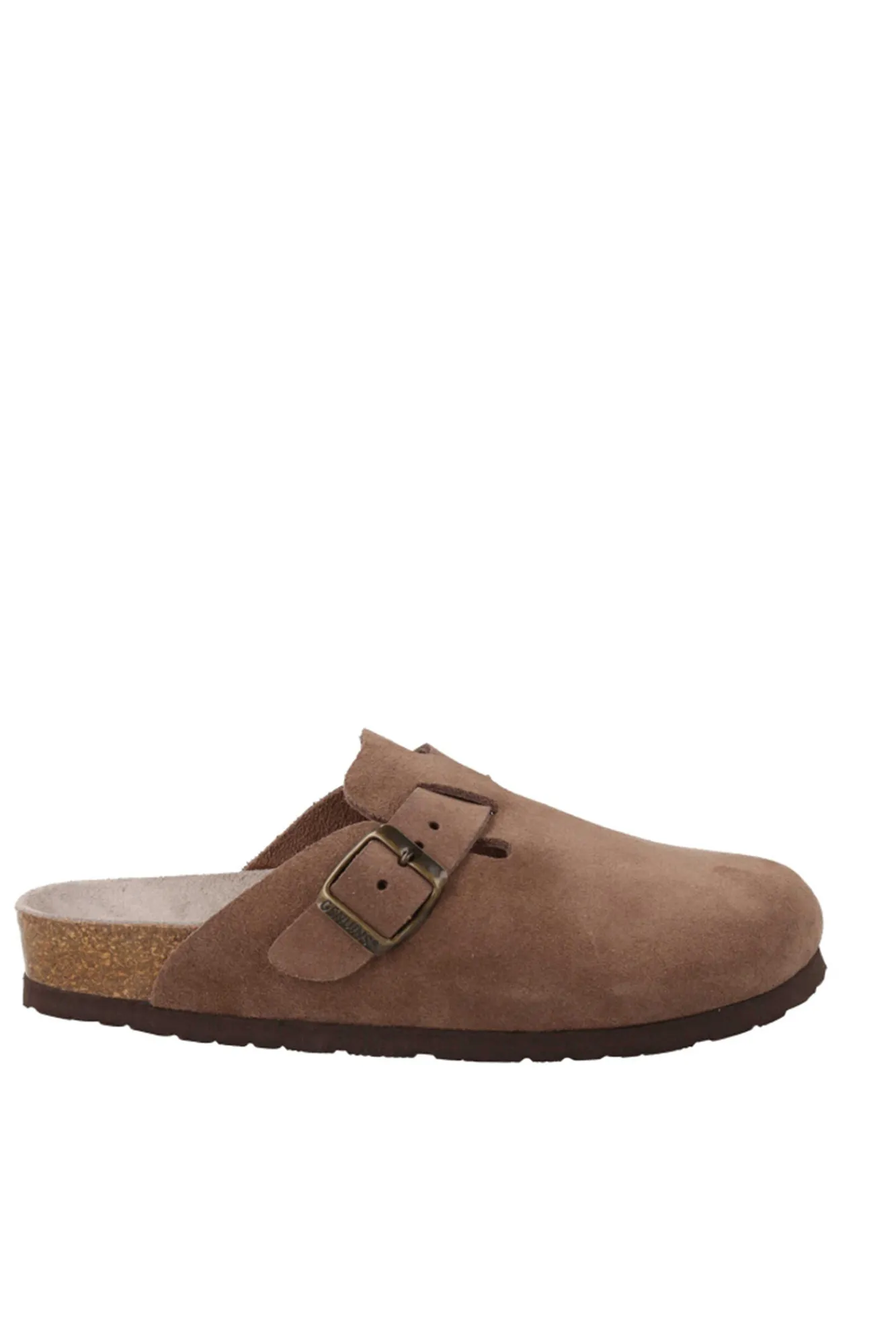 Genuins Zueco piel hebilla ajustable